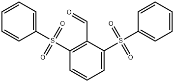 2,6-BIS(BENZENESULFONYL)BENZALDEHYDE Struktur