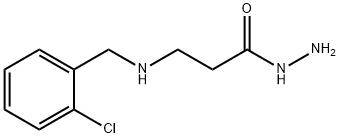 3-[(2-CHLOROBENZYL)AMINO]PROPANOHYDRAZIDE Struktur