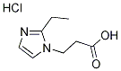 3-(2-ETHYL-IMIDAZOL-1-YL)-PROPIONIC ACIDHYDROCHLORIDE Struktur