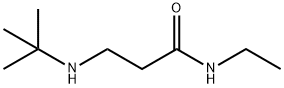 3-(TERT-BUTYLAMINO)-N-ETHYLPROPANAMIDE Struktur