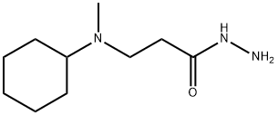 3-[CYCLOHEXYL(METHYL)AMINO]PROPANOHYDRAZIDE Struktur