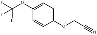 2-[4-(trifluoromethoxy)phenoxy]acetonitrile Struktur