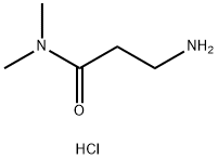 3-amino-N,N-dimethylpropanamide hydrochloride Struktur