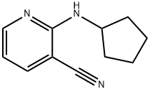 2-(Cyclopentylamino)nicotinonitrile Struktur