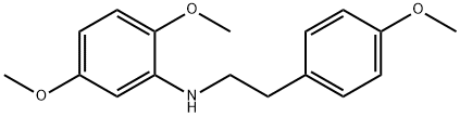 2,5-Dimethoxy-N-(4-methoxyphenethyl)aniline Struktur