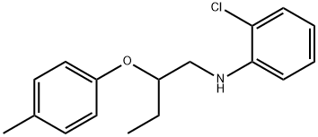 2-Chloro-N-[2-(4-methylphenoxy)butyl]aniline Struktur