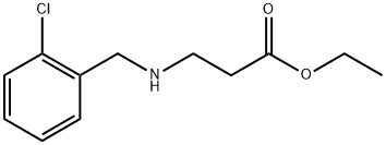 Ethyl 3-[(2-chlorobenzyl)amino]propanoate Struktur