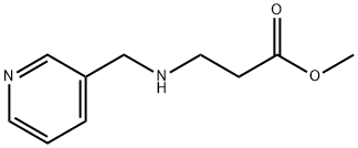 Methyl 3-[(3-pyridinylmethyl)amino]propanoate Struktur