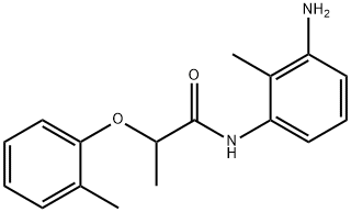 N-(3-Amino-2-methylphenyl)-2-(2-methylphenoxy)-propanamide Struktur