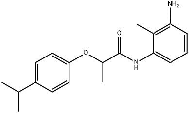 N-(3-Amino-2-methylphenyl)-2-(4-isopropylphenoxy)-propanamide Struktur