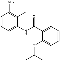 N-(3-Amino-2-methylphenyl)-2-isopropoxybenzamide Struktur