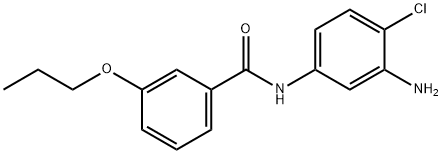 N-(3-Amino-4-chlorophenyl)-3-propoxybenzamide Struktur