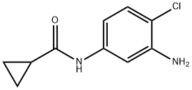 N-(3-Amino-4-chlorophenyl)cyclopropanecarboxamide Struktur