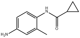 N-(4-Amino-2-methylphenyl)cyclopropanecarboxamide Struktur