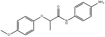 N-(4-Aminophenyl)-2-(4-methoxyphenoxy)propanamide Struktur