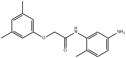 N-(5-Amino-2-methylphenyl)-2-(3,5-dimethylphenoxy)acetamide Struktur