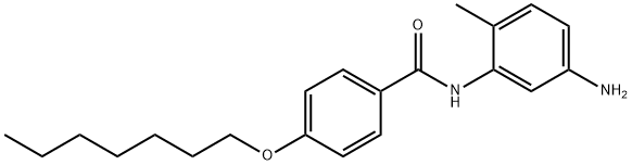 N-(5-Amino-2-methylphenyl)-4-(heptyloxy)benzamide Struktur