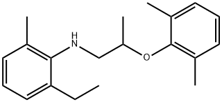 N-[2-(2,6-Dimethylphenoxy)propyl]-2-ethyl-6-methylaniline Struktur