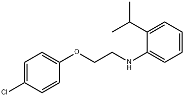 N-[2-(4-Chlorophenoxy)ethyl]-2-isopropylaniline Struktur