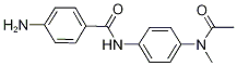 N-{4-[Acetyl(methyl)amino]phenyl}-4-aminobenzamide Struktur