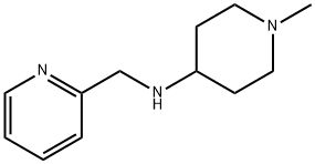 1-methyl-N-(pyridin-2-ylmethyl)piperidin-4-amine Struktur