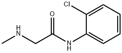 N-(2-chlorophenyl)-2-(methylamino)acetamide Struktur