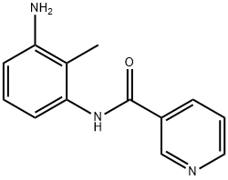 N-(3-amino-2-methylphenyl)nicotinamide Struktur