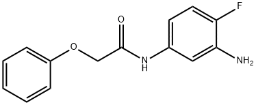 N-(3-amino-4-fluorophenyl)-2-phenoxyacetamide Struktur