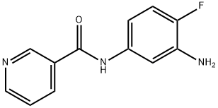 N-(3-amino-4-fluorophenyl)nicotinamide Struktur