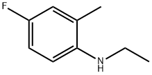 N-ethyl-4-fluoro-2-methylaniline Struktur