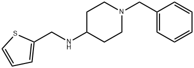 1-benzyl-N-(thien-2-ylmethyl)piperidin-4-amine Struktur