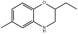 2-ethyl-6-methyl-3,4-dihydro-2H-1,4-benzoxazine Struktur