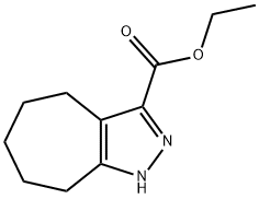 ethyl 2,4,5,6,7,8-hexahydrocyclohepta[c]pyrazole-3-carboxylate Struktur