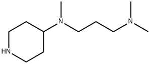 N,N,N'-trimethyl-N'-piperidin-4-ylpropane-1,3-diamine Struktur