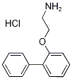 [2-(biphenyl-2-yloxy)ethyl]amine hydrochloride Struktur