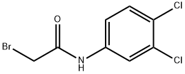 2-bromo-N-(3,4-dichlorophenyl)acetamide Struktur