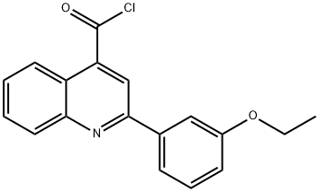 2-(3-ethoxyphenyl)quinoline-4-carbonyl chloride Struktur