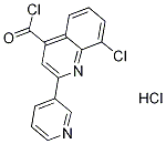 8-chloro-2-pyridin-3-ylquinoline-4-carbonyl chloride hydrochloride Struktur