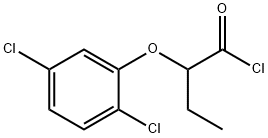 2-(2,5-dichlorophenoxy)butanoyl chloride Struktur