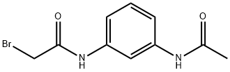 N-[3-(Acetylamino)phenyl]-2-bromoacetamide Struktur