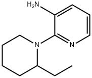 2-(2-Ethyl-1-piperidinyl)-3-pyridinamine Struktur