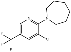 1-[3-Chloro-5-(trifluoromethyl)-2-pyridinyl]-azepane Struktur