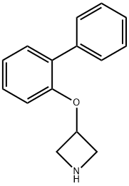 3-([1,1'-Biphenyl]-2-yloxy)azetidine Struktur