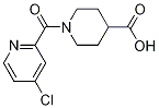 1-[(4-Chloro-2-pyridinyl)carbonyl]-4-piperidinecarboxylic acid Struktur