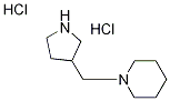 1-(3-Pyrrolidinylmethyl)piperidine dihydrochloride Struktur