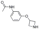 N-[3-(3-Azetidinyloxy)phenyl]acetamide Struktur