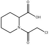 1-(2-Chloroacetyl)-2-piperidinecarboxylic acid Struktur