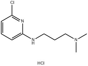 N1-(6-Chloro-2-pyridinyl)-N3,N3-dimethyl-1,3-propanediamine hydrochloride Struktur