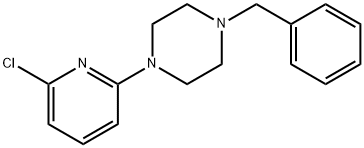 1-Benzyl-4-(6-chloro-2-pyridinyl)piperazine Struktur