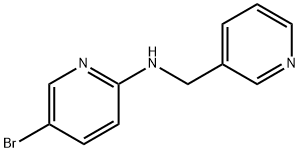 5-Bromo-N-(3-pyridinylmethyl)-2-pyridinamine Struktur